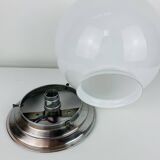 Art Deco opaline glass globe wall light, ceiling light