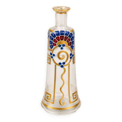 Bouteille émaillée 1899/1900 art nouveau - art déco