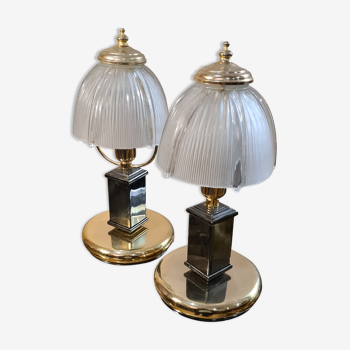 2 lampes de chevet ou de table 1970