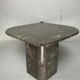 Italian marble teardrop coffee table, 1980s