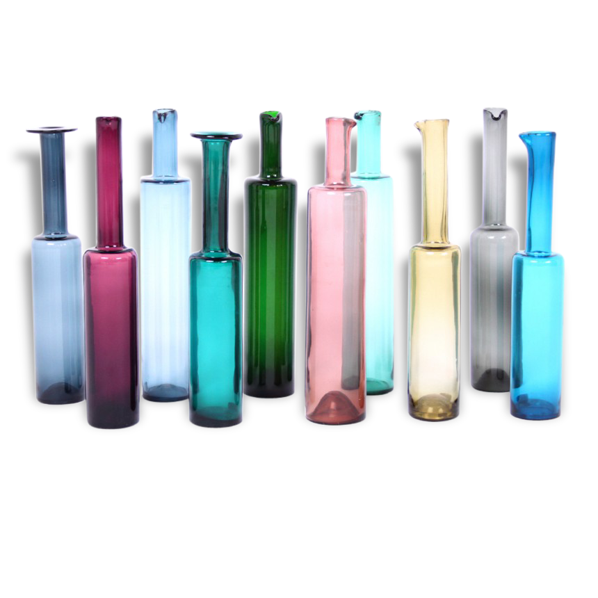 Nanny Still, set of 10 decanters