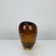 Vintage Holmegaard style blown glass heart vase