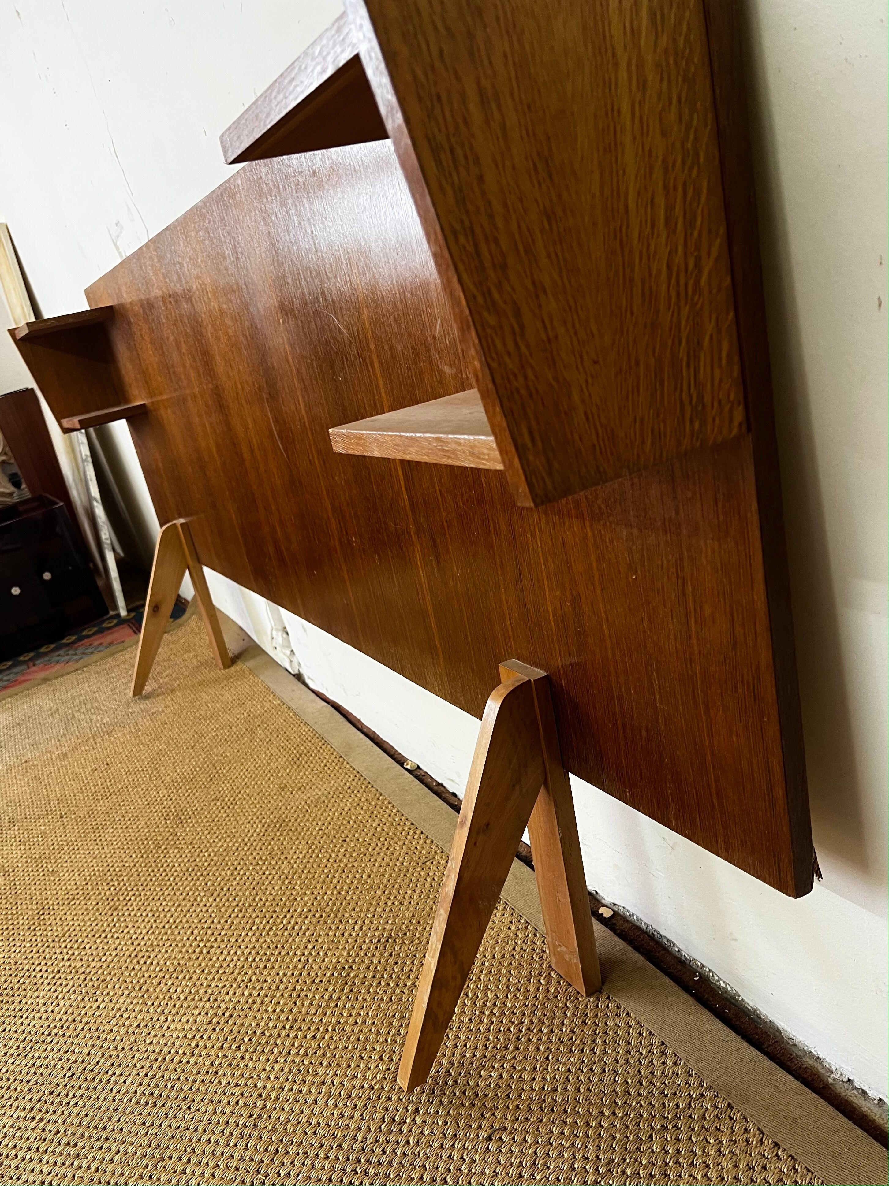 Vintage wooden headboard