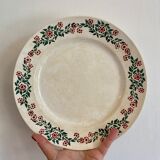 Set of 6 old flat plates model Cécile de HBCM