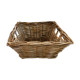 Vintage wicker square basket