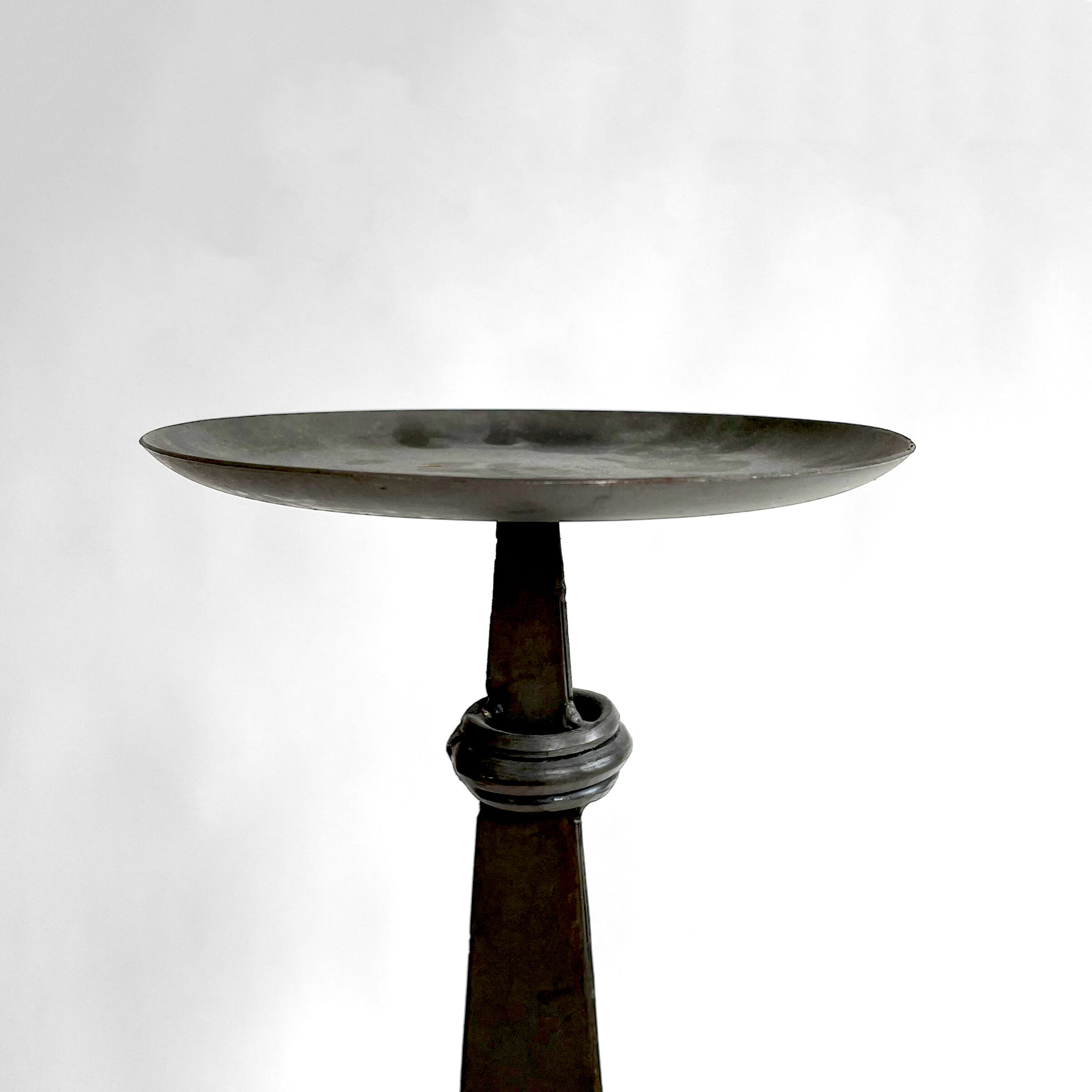 Pair of large vintage metal chandeliers