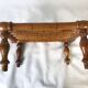 Tabouret ajouré bambou années 60'