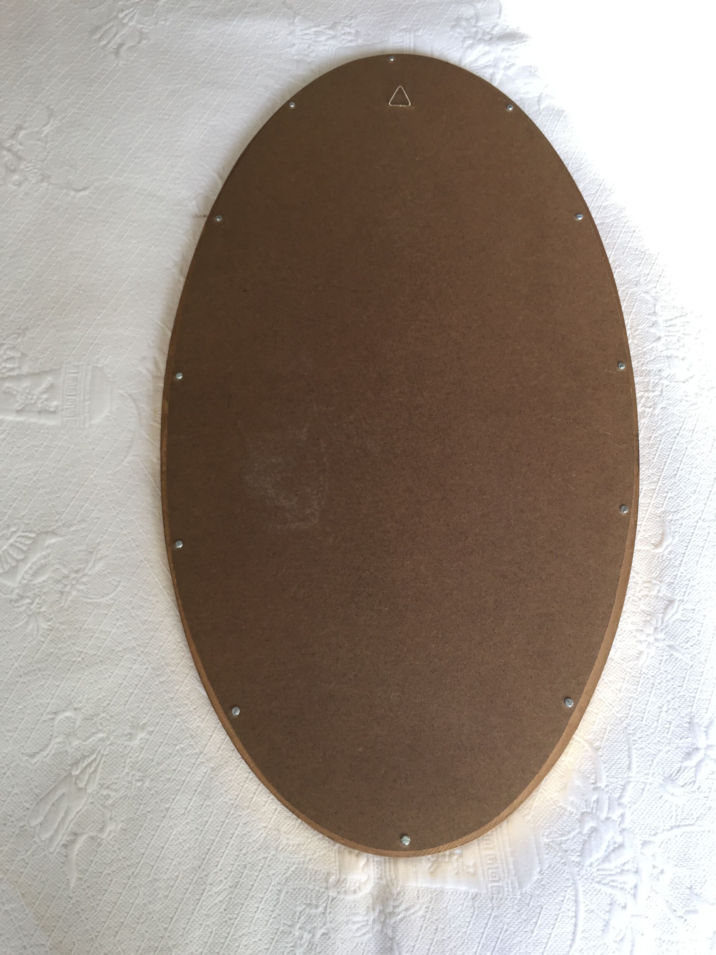 Oval mirror 36x67cm