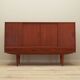 Buffet haut en teck, design danois, années 1960, fabrication : Westergaards Møbelfabrik