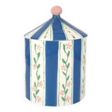 Boite en faïence bleu