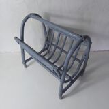 Rattan magazine holder