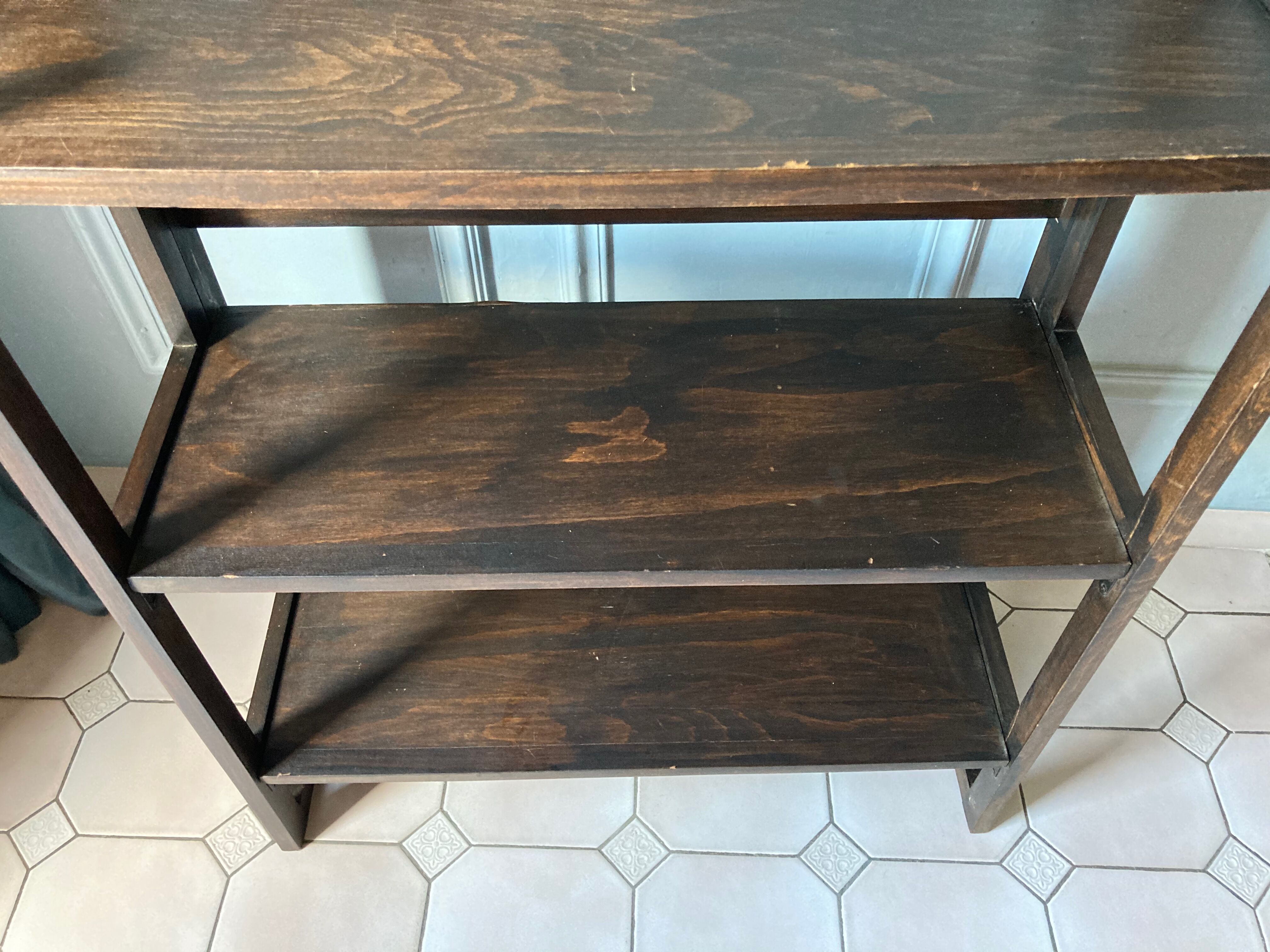 Vintage plant rack duo