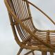 Fauteuil enfant vintage en rotin par Rohe Noordwolde