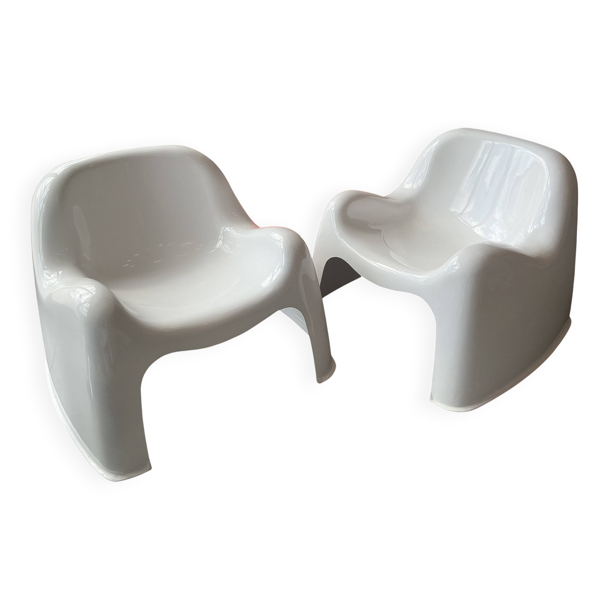 Pair of Toga armchairs by Sergio Mazza for Artemide 1968