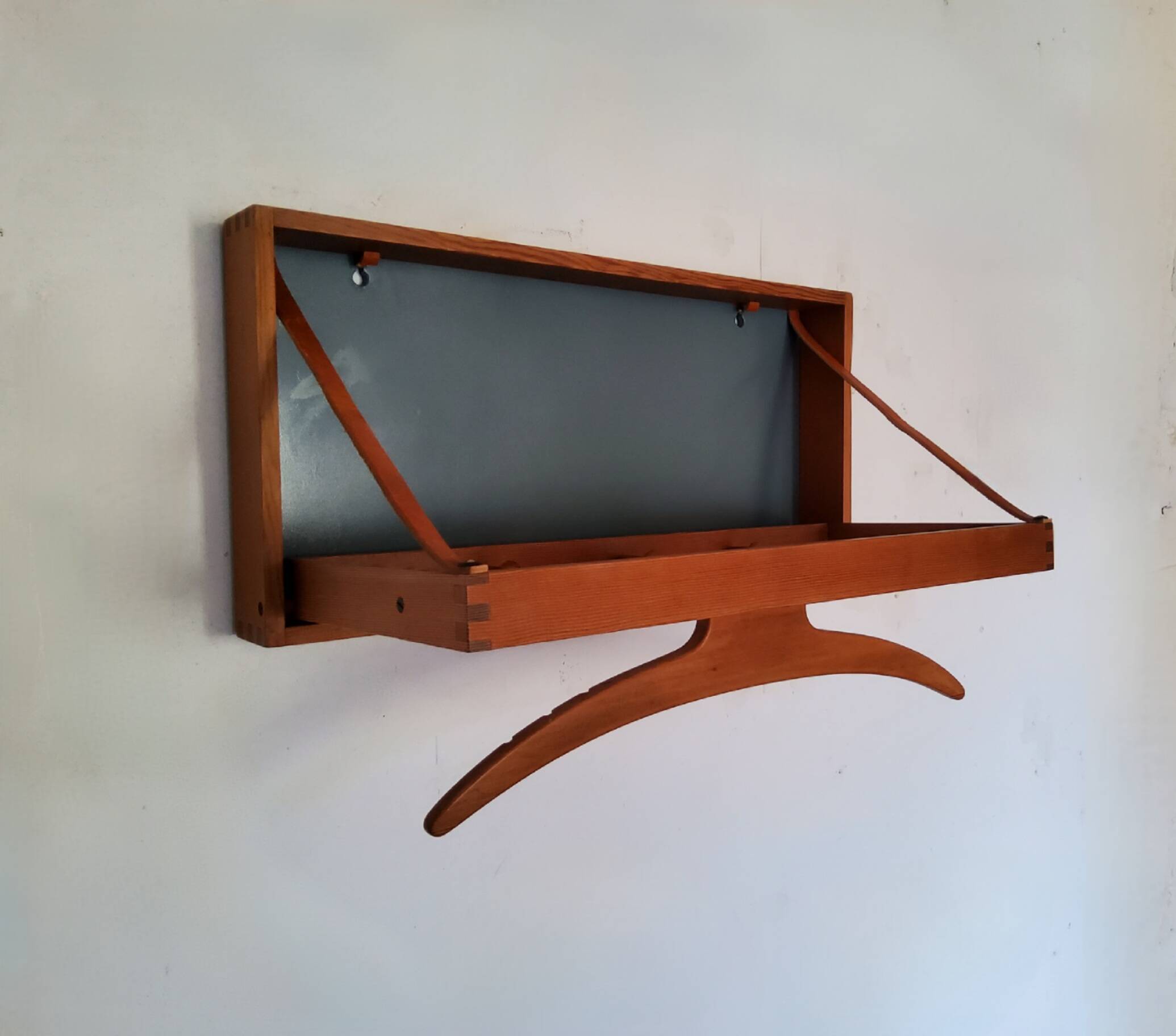 Scandinavian coat rack in solid teak Denmark 1960s