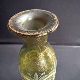 Pair of enamelled vases or carafes – Art Nouveau