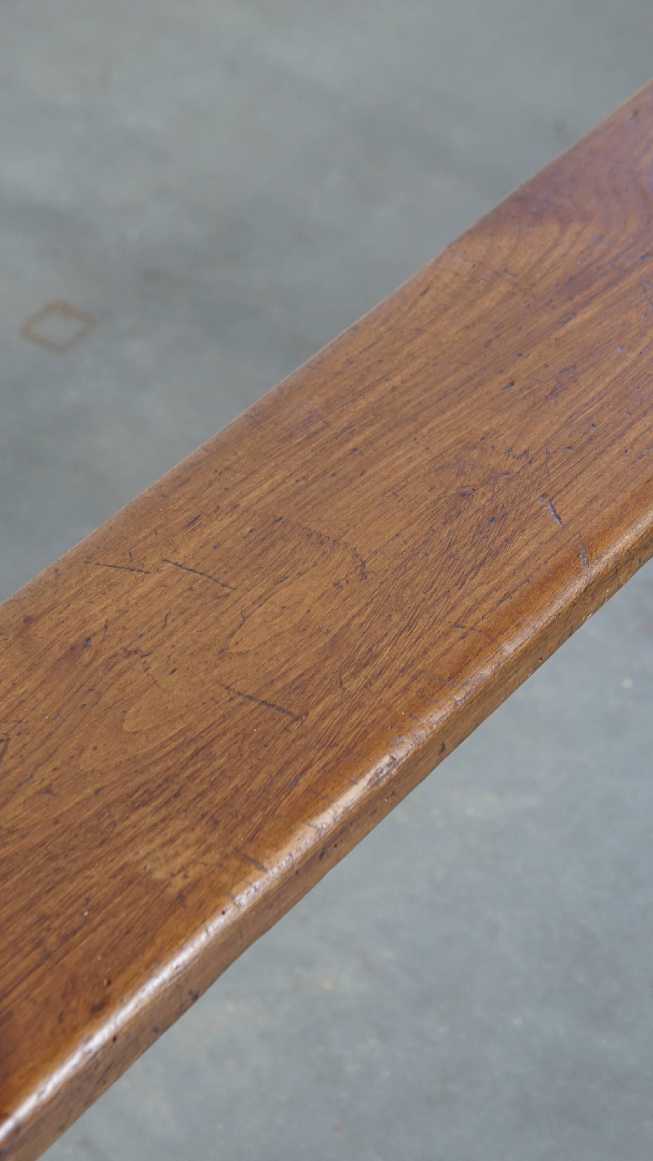 Antique French hall bench/dining bench