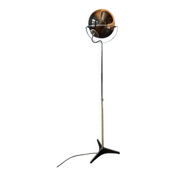 Vintage Raak Space Age Globe Eyeball Floor Lamp by Frank Ligtelijn