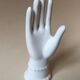 White porcelain hand