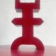Memphis Milano “Maya” ceramic vase by Florio, 1990s