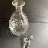 Carafe with cap - Guilloche crystal
