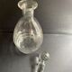 Carafe with cap - Guilloche crystal