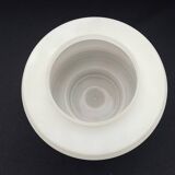 Art Deco Lampshade Glass Marbled Pattern White & Pink Birthday Cake