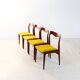 Set of 4 Mid-Century Teak Dining Chairs by AWA Netherlands 1960s