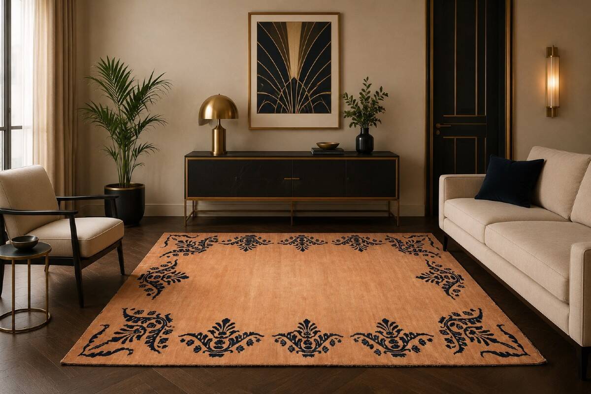 Oriental rug Chobi Ziegler 200 × 295 cm - Hand-knotted "Galerie Sardje"