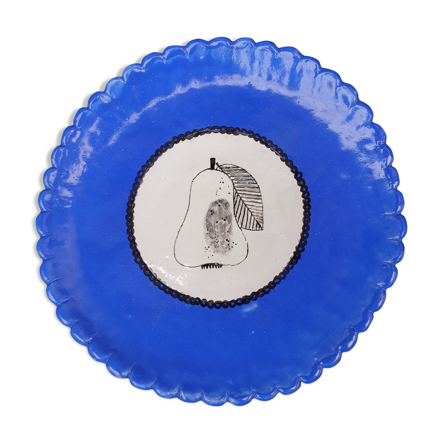 VINTAGE CERAMIC PLATE 1950