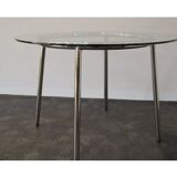 Table design glass and metal