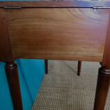 Table de toilette d'époque, fin XVIIIè en merisier massif, France vers 1770