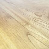 Low furniture Maison Regain solid elm 1960 with drawer