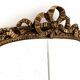 Louis XVI style mirror in wood and gilded stucco, 19th century