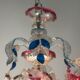 Venetian Rezzonico chandelier made of Murano glass circa 1900