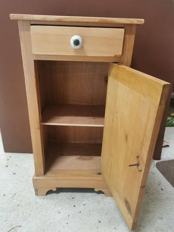 Antique bedside table
