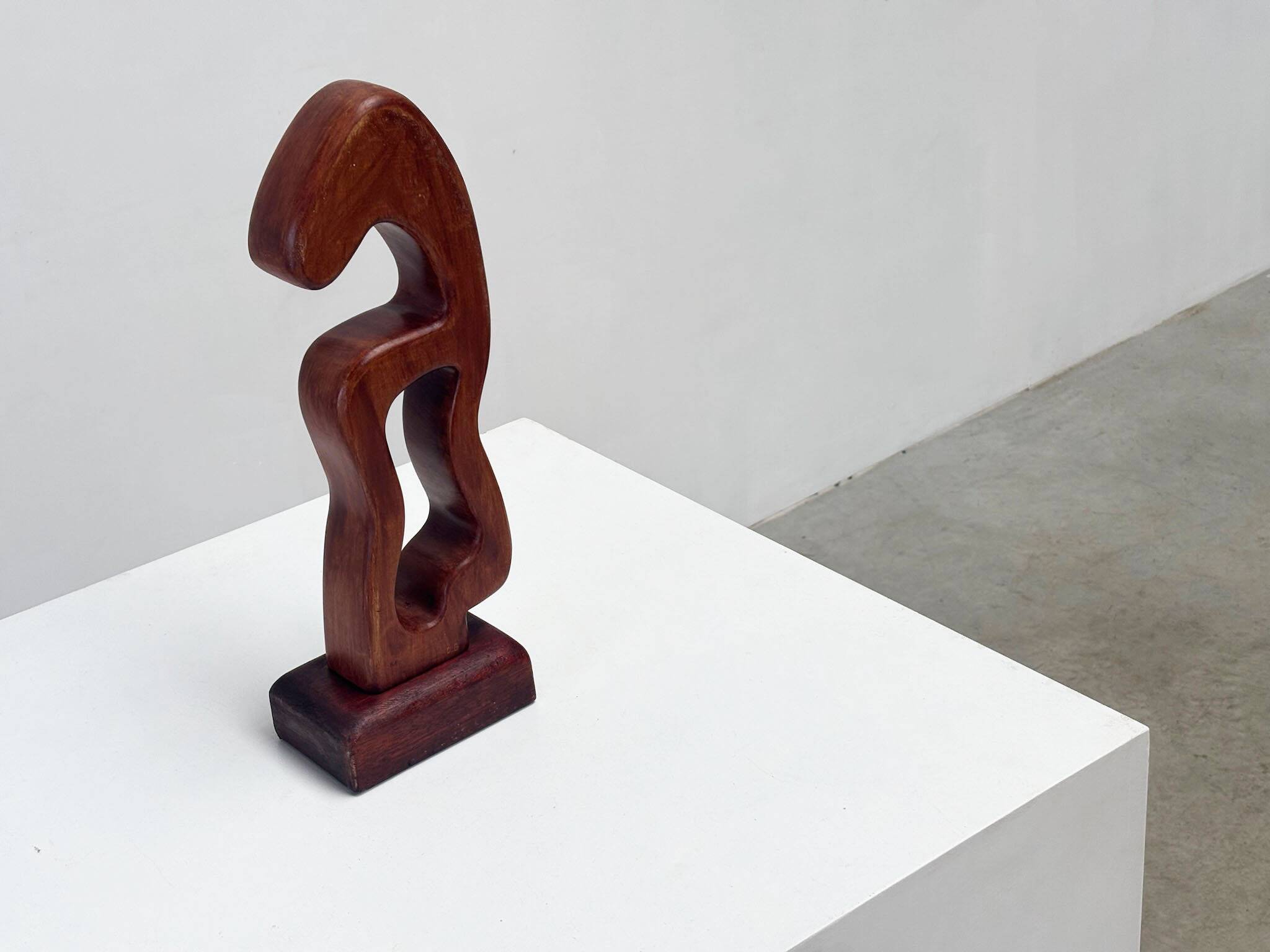 Free form wooden sculpture