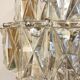 Kinkeldey glass wall lamp, Germany, 1970