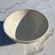 Vintage Earthenware Bowl with Yellow Tiles Pattern