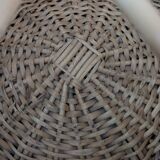 Wicker bottle basket