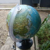 World map bright globe
