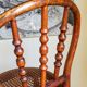 Children's chair in curved round wood old year