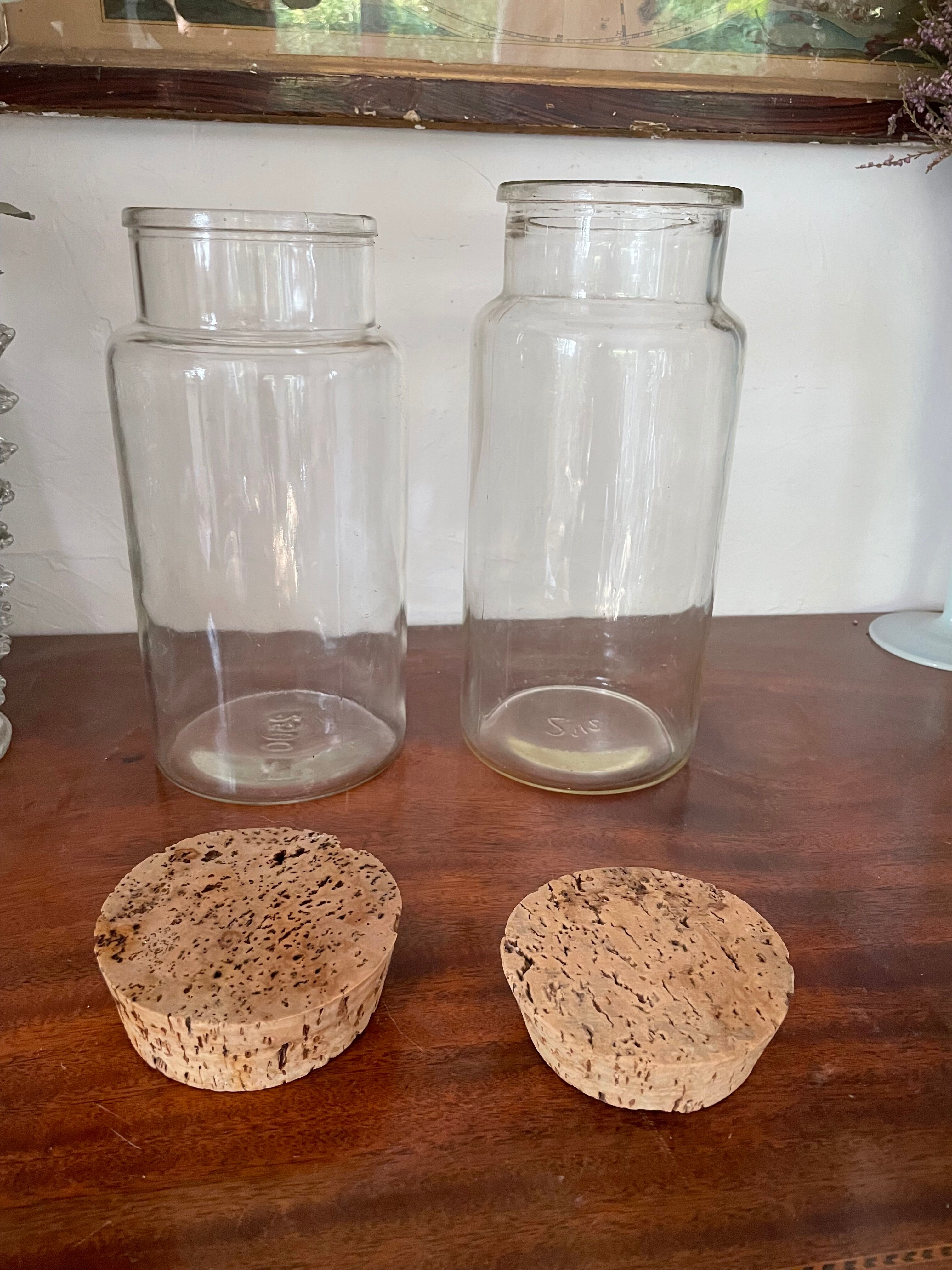 Set of two apothecary jars 2.5l