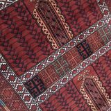 Tapis vintage Afghan motif Hatchlou fait main 168X205 cm