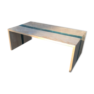 table de salon epoxy