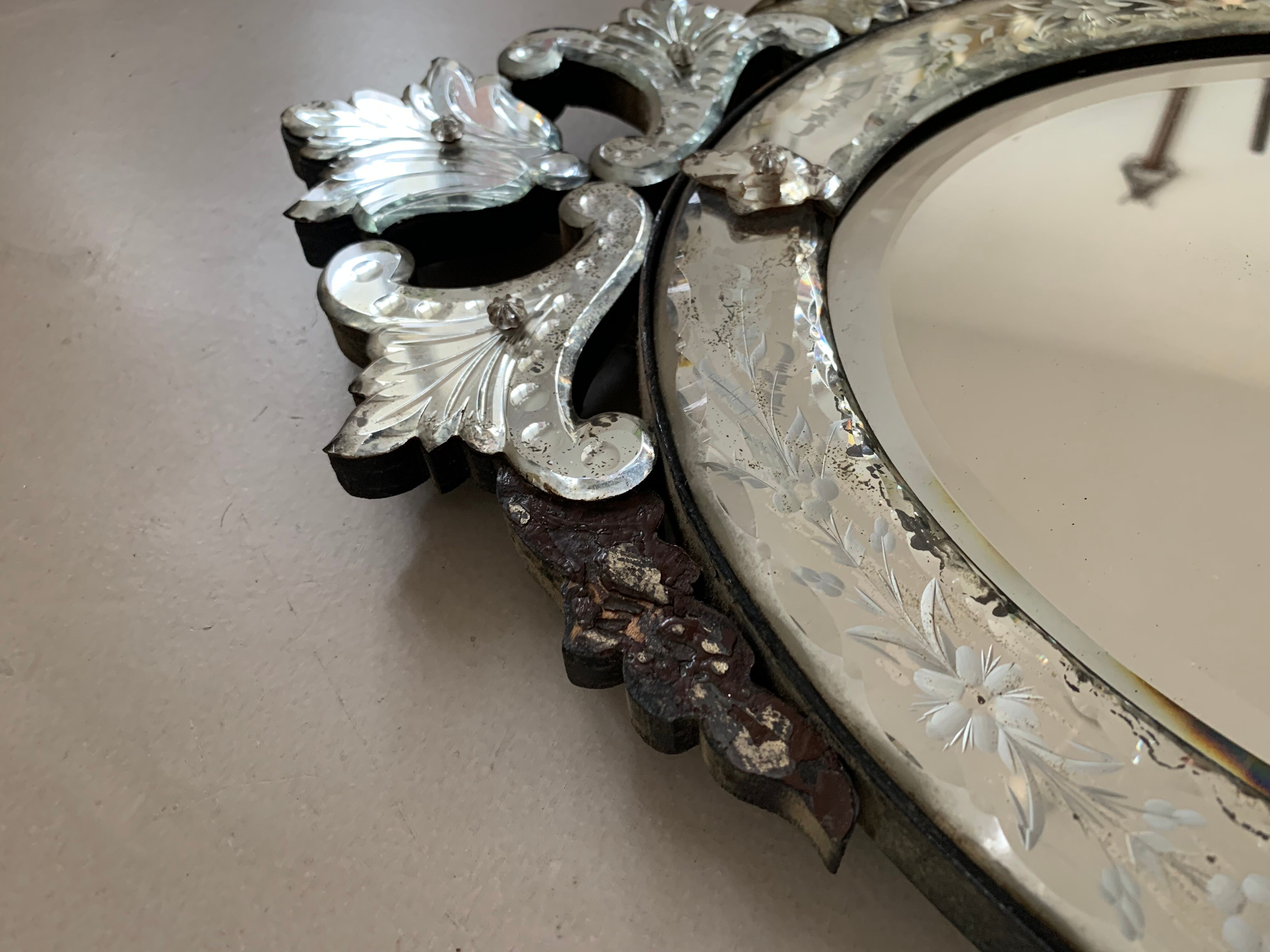 Ancient Venetian mirror