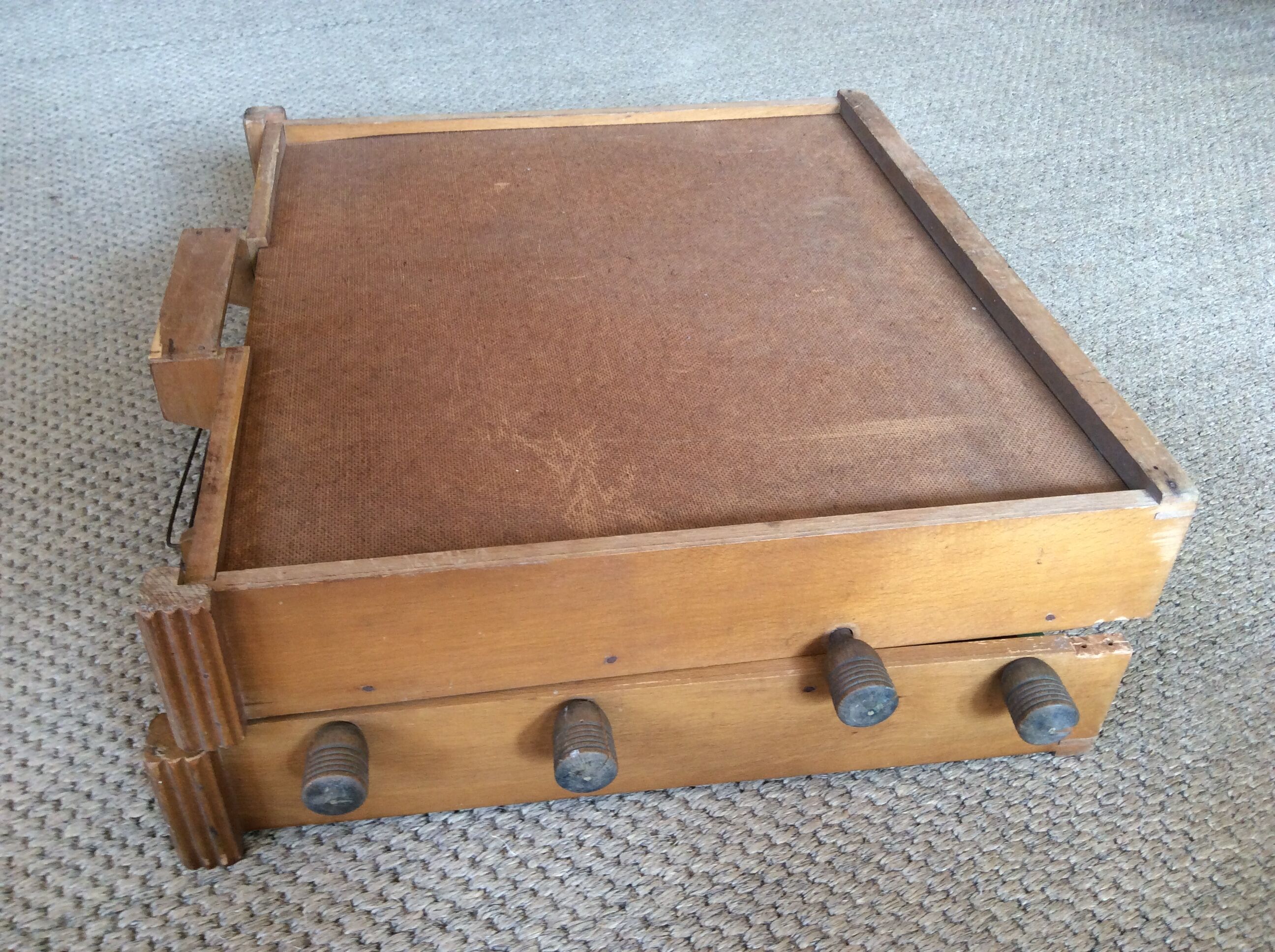 Folding table football