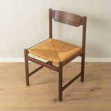 Dining chairs from the 1970s with original seagrass weave (set of 4)