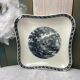 Square dish made of antique Wedgwood porcelain