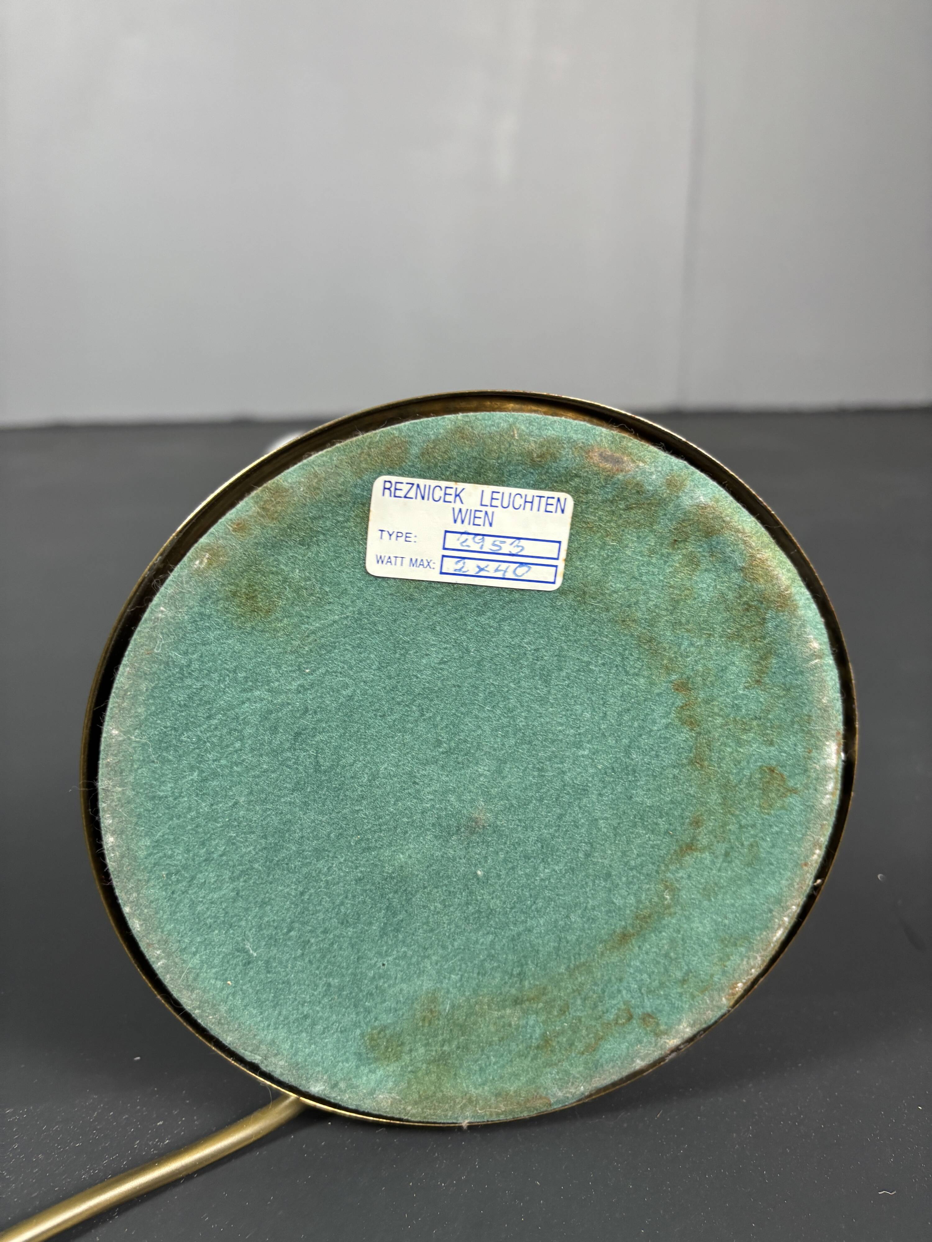 Lampe de table champignon en laiton du milieu du siècle, Autriche, années 1960-1970